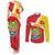 Personalized Ethiopia Amhara Region Couples Matching Tank Maxi Dress and Long Sleeve Button Shirt Coat Of Arms With Map