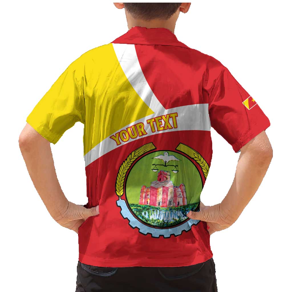 Personalized Ethiopia Amhara Region Family Matching Mermaid Dress and Hawaiian Shirt Coat Of Arms With Map