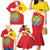 Personalized Ethiopia Amhara Region Family Matching Mermaid Dress and Hawaiian Shirt Coat Of Arms With Map
