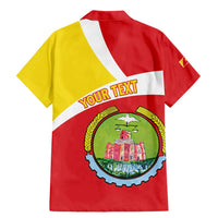 Personalized Ethiopia Amhara Region Family Matching Mermaid Dress and Hawaiian Shirt Coat Of Arms With Map