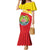 Personalized Ethiopia Amhara Region Family Matching Mermaid Dress and Hawaiian Shirt Coat Of Arms With Map