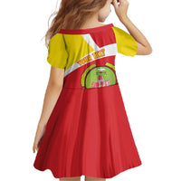 Personalized Ethiopia Amhara Region Family Matching Off Shoulder Maxi Dress and Hawaiian Shirt Coat Of Arms With Map