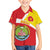 Personalized Ethiopia Amhara Region Family Matching Off Shoulder Maxi Dress and Hawaiian Shirt Coat Of Arms With Map