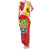 Personalized Ethiopia Amhara Region Family Matching Tank Maxi Dress and Hawaiian Shirt Coat Of Arms With Map