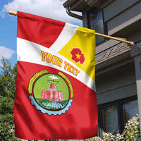 Personalized Ethiopia Amhara Region Garden Flag Coat Of Arms With Map