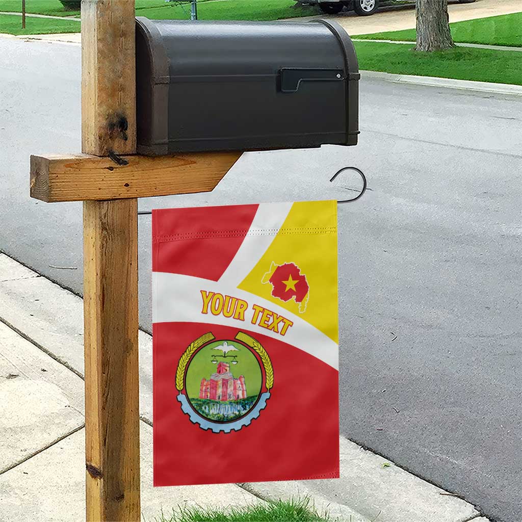 Personalized Ethiopia Amhara Region Garden Flag Coat Of Arms With Map