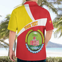 Personalized Ethiopia Amhara Region Hawaiian Shirt Coat Of Arms With Map