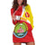 Personalized Ethiopia Amhara Region Hoodie Dress Coat Of Arms With Map