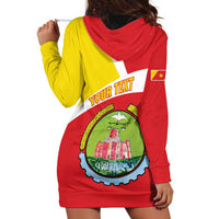 Personalized Ethiopia Amhara Region Hoodie Dress Coat Of Arms With Map