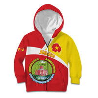 Personalized Ethiopia Amhara Region Kid Hoodie Coat Of Arms With Map