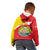 Personalized Ethiopia Amhara Region Kid Hoodie Coat Of Arms With Map