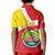 Personalized Ethiopia Amhara Region Kid Polo Shirt Coat Of Arms With Map