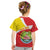 Personalized Ethiopia Amhara Region Kid T Shirt Coat Of Arms With Map