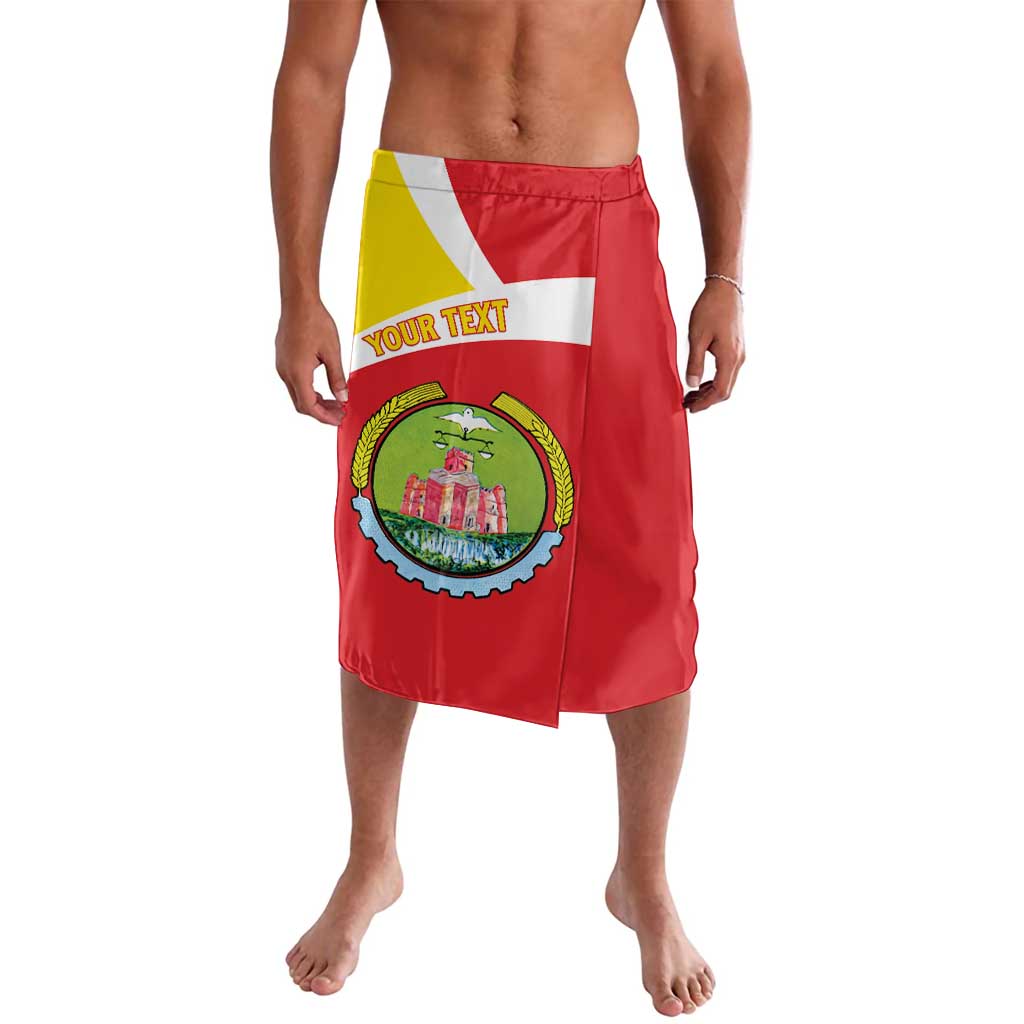 Personalized Ethiopia Amhara Region Lavalava Coat Of Arms With Map