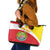 Personalized Ethiopia Amhara Region Leather Tote Bag Coat Of Arms With Map