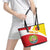 Personalized Ethiopia Amhara Region Leather Tote Bag Coat Of Arms With Map