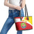 Personalized Ethiopia Amhara Region Leather Tote Bag Coat Of Arms With Map