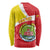 Personalized Ethiopia Amhara Region Long Sleeve Shirt Coat Of Arms With Map