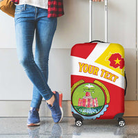 Personalized Ethiopia Amhara Region Luggage Cover Coat Of Arms With Map