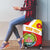 Personalized Ethiopia Amhara Region Luggage Cover Coat Of Arms With Map