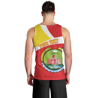Personalized Ethiopia Amhara Region Men Tank Top Coat Of Arms With Map