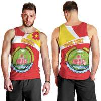 Personalized Ethiopia Amhara Region Men Tank Top Coat Of Arms With Map