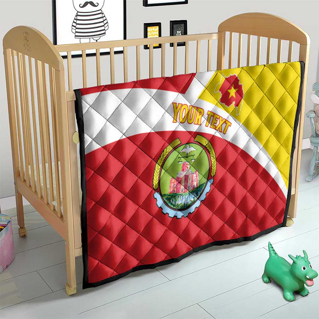 Personalized Ethiopia Amhara Region Quilt Coat Of Arms With Map