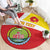 Personalized Ethiopia Amhara Region Round Carpet Coat Of Arms With Map