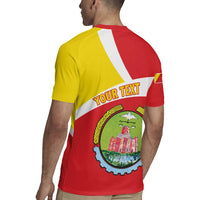 Personalized Ethiopia Amhara Region Rugby Jersey Coat Of Arms With Map