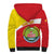 Personalized Ethiopia Amhara Region Sherpa Hoodie Coat Of Arms With Map