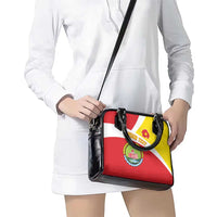 Personalized Ethiopia Amhara Region Shoulder Handbag Coat Of Arms With Map