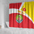 Personalized Ethiopia Amhara Region Shower Curtain Coat Of Arms With Map