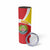 Personalized Ethiopia Amhara Region Skinny Tumbler Coat Of Arms With Map
