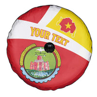 Personalized Ethiopia Amhara Region Spare Tire Cover Coat Of Arms With Map