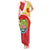 Personalized Ethiopia Amhara Region Tank Maxi Dress Coat Of Arms With Map