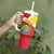 Personalized Ethiopia Amhara Region Tumbler With Handle Coat Of Arms With Map