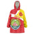 Personalized Ethiopia Amhara Region Wearable Blanket Hoodie Coat Of Arms With Map