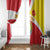 Personalized Ethiopia Amhara Region Window Curtain Coat Of Arms With Map