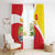 Personalized Ethiopia Amhara Region Window Curtain Coat Of Arms With Map