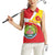 Personalized Ethiopia Amhara Region Women Sleeveless Polo Shirt Coat Of Arms With Map