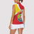 Personalized Ethiopia Amhara Region Women Sleeveless Polo Shirt Coat Of Arms With Map