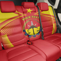 Personalized Ethiopia Tigray Region Back Car Seat Cover Coat Of Arms With Map