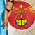 Personalized Ethiopia Tigray Region Beach Blanket Coat Of Arms With Map