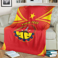 Personalized Ethiopia Tigray Region Blanket Coat Of Arms With Map