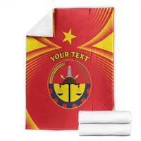 Personalized Ethiopia Tigray Region Blanket Coat Of Arms With Map