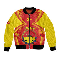 Personalized Ethiopia Tigray Region Bomber Jacket Coat Of Arms With Map