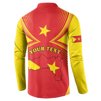 Personalized Ethiopia Tigray Region Button Sweatshirt Coat Of Arms With Map