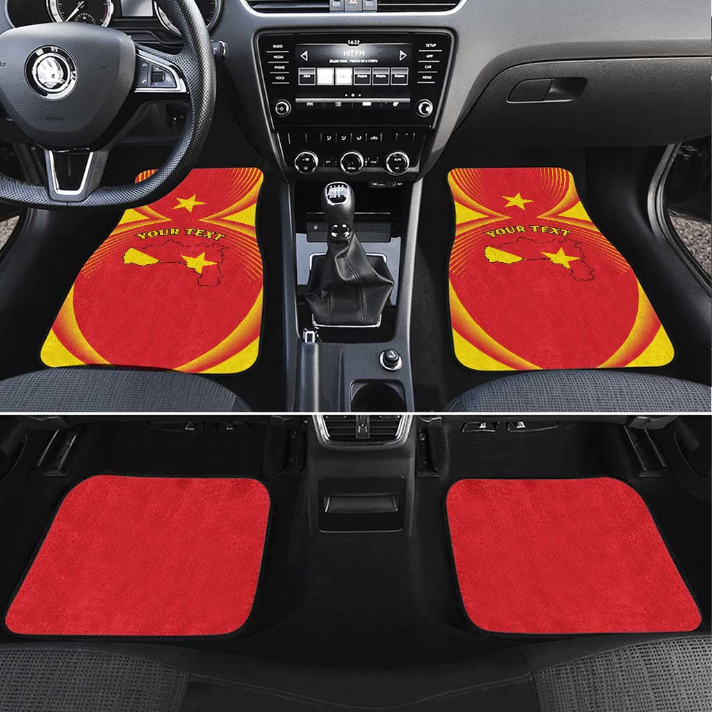 Personalized Ethiopia Tigray Region Car Mats Coat Of Arms With Map