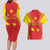 Personalized Ethiopia Tigray Region Couples Matching Long Sleeve Bodycon Dress and Hawaiian Shirt Coat Of Arms With Map