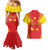 Personalized Ethiopia Tigray Region Couples Matching Mermaid Dress and Hawaiian Shirt Coat Of Arms With Map